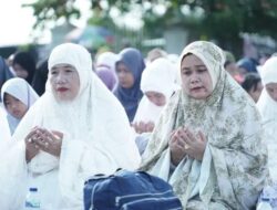 TP PKK Labusel laksanakan Sholat Idul Adha 1443 Hijriah