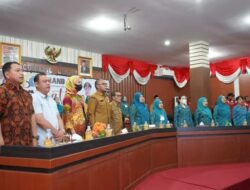 TP PKK Labusel hadiri acara penilaian perlombaan sayembara batik khas daerah kabupaten Labuhanbatu Selatan
