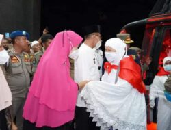 TP PKK Labusel sambut kedatangan jamaah haji Kabupaten Labuhanbatu Selatan