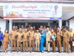 Tim l Pembinaan dan Penilaian Kecamatan Terbaik Tingkat Kabupaten Tahun 2022 dan rombongan kunjungi Kantor Camat Bilah Barat