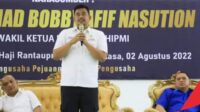 Bupati Labuhanbatu dampingi Wakil Ketua Umum BPP HIPMI pada Kegiatan Business Healing Final Roadshow HIPMI Kabupaten Labuhanbatu