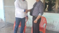 Perbaiki benteng sekolah dan lapangan bola kaki, Kepsek SMPN 2 Kualuh Ledong ucapkan terimakasih ke PT SSJL