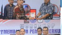 Pemkab Labuhanbatu berikan motivasi kepada Peserta Workshop yang digelar oleh Lembaga Electoral Institute For Development Quality (E-DEV)