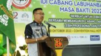 Bupati Labusel hadiri pelantikan pengurus Ikatan Dokter Indonesia (IDI) cabang Labuhanbatu Selatan masa bakti 2022-2025