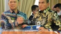 Bupati Labuhanbatu hadiri acara Penyerahan Daftar Isian Pelaksanaan Anggaran (DIPA) dan Alokasi Transfer Ke Daerah dan Dana Desa (TKDD) Tahun Anggaran 2023 Lingkup Provinsi Sumatera Utara
