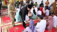 Lantik para kepala desa, Bupati Labuhanbatu berikan do’a dengan budaya upah-upah