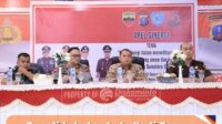 Bupati Labuhanbatu ikuti Zoom Meeting apel sinergi tiga pilar