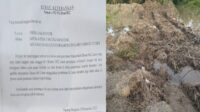 Ini dia penjelasan surat Kepala Desa Tanjung Magedar mengenai Jalan Belanda yang picu aksi pembakaran beko dan gudang
