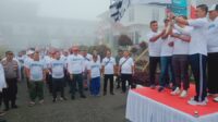 Acara Jalan Santai dalam Memperingati HUT BUMN ke-25, Bersama BUMN Indonesia Sehat.