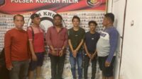 Saat transaksi, bandar sabu di Desa Simandulang berhasil diciduk unit Reskrim Polsek Kualuh Hilir