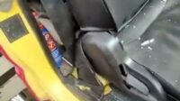 Ironis Oknum Satlantas Kampung Rakyat Pecahkan Kaca Mobil Truck.